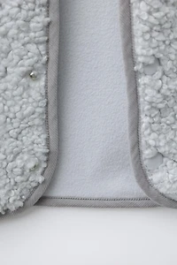 BLOUSON EFFET MOUTON POLAIRE