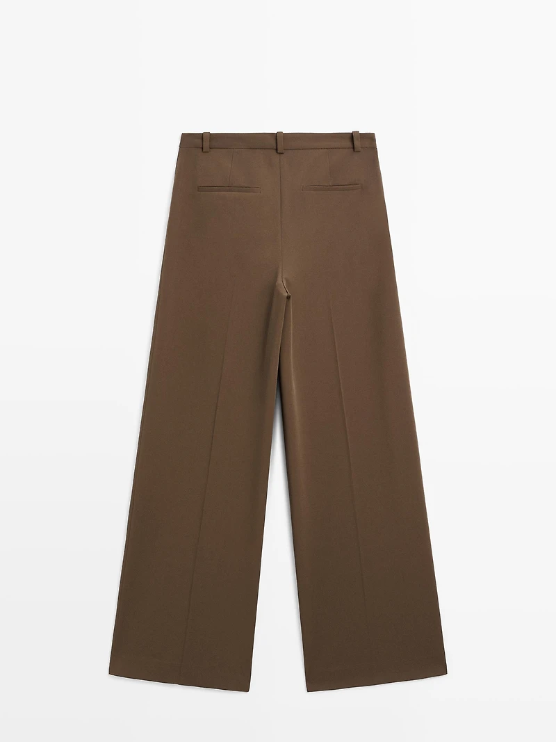 Pantalon à pinces large