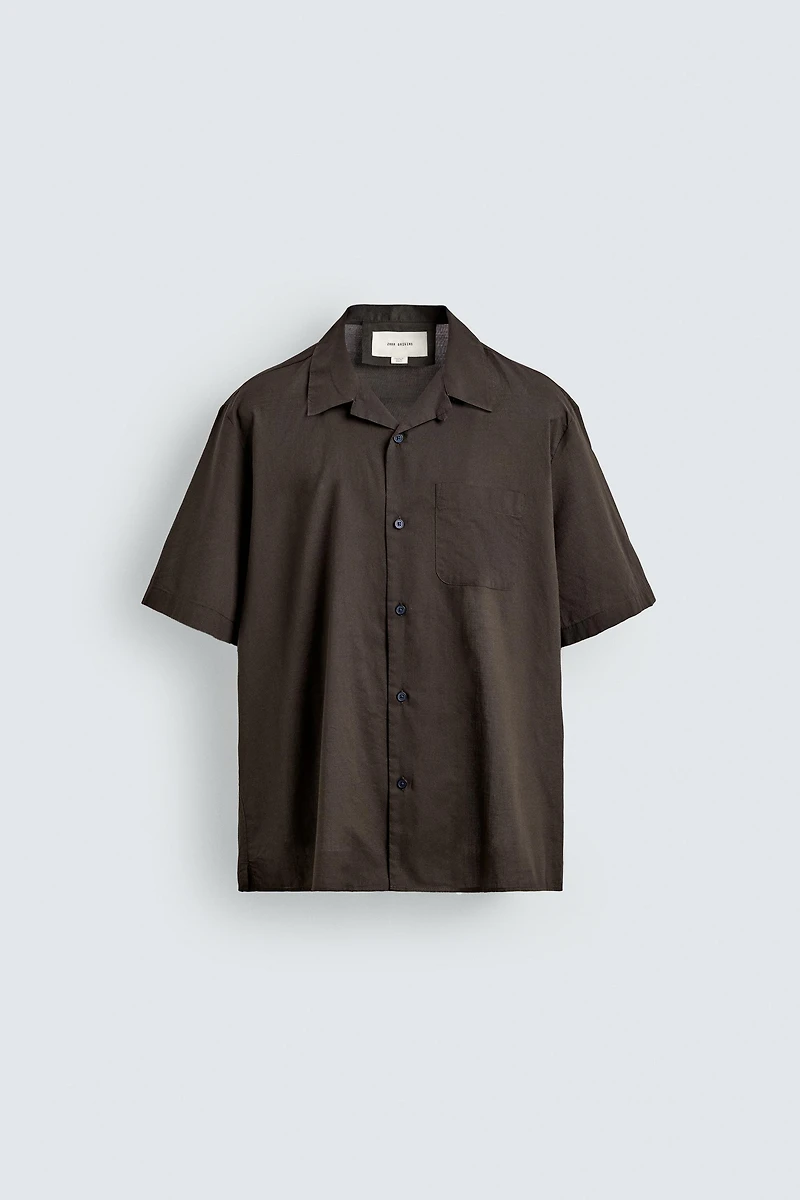 CHEMISE REGULAR FIT VOILE COTON