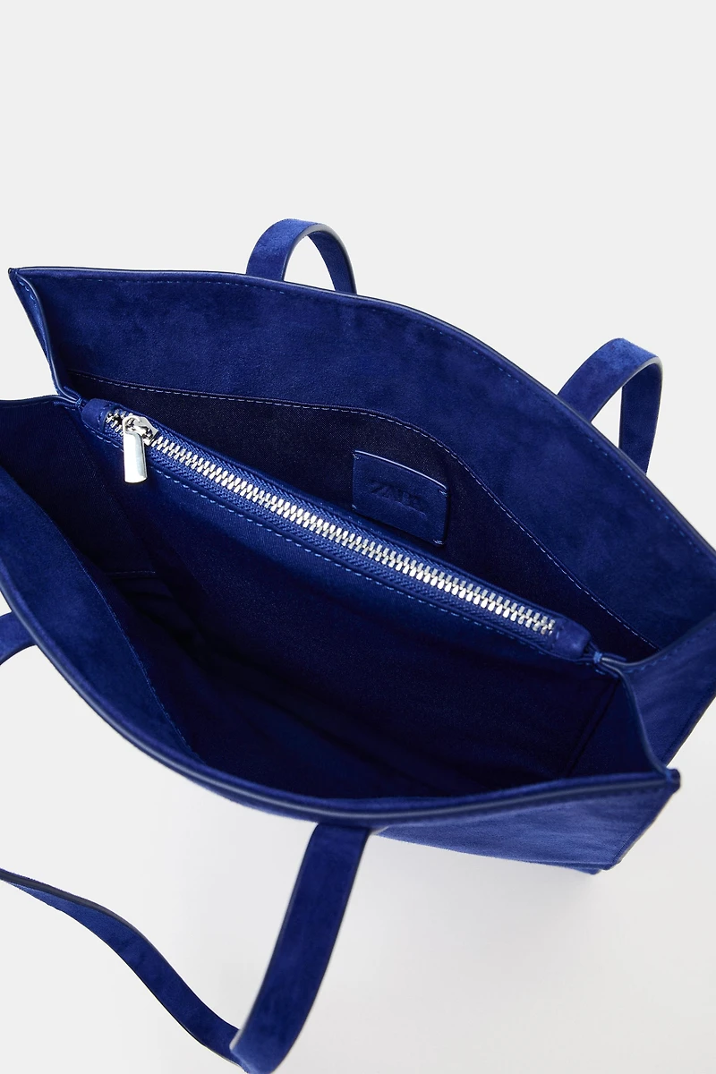 SUEDE SHOPPER BAG
