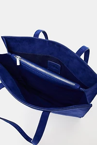 SUEDE SHOPPER BAG