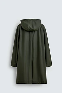 PARKA EFFET GOMME CAPUCHE