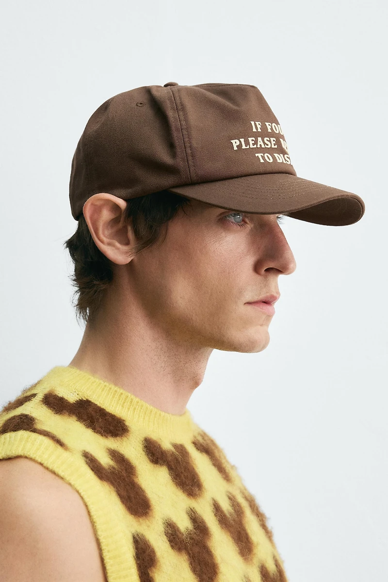 TEXT CAP HARRY LAMBERT FOR ZARA X DISNEY