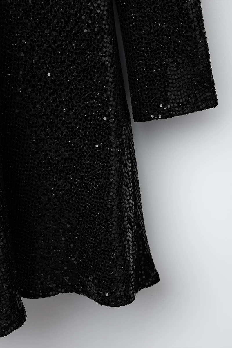 SPARKLY KNOTTED DRESS