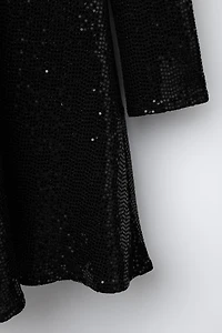 SPARKLY KNOTTED DRESS