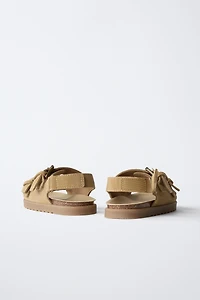 SANDALES EN CUIR