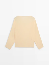 Flowing semi-sheer shirt