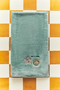 CHILDREN'S VELOUR TOWEL WITH SPACE PATCHES