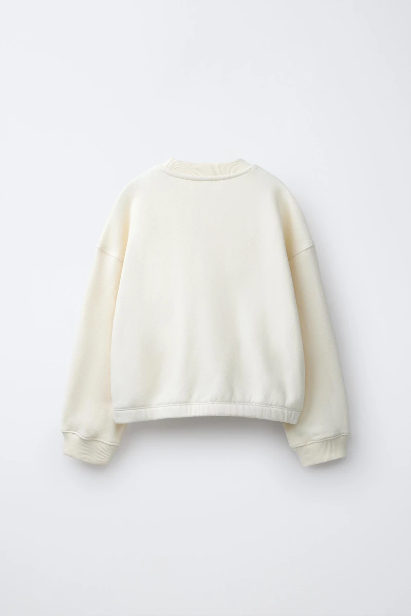 SWEATSHIRT AND BERMUDA SET WITH TEXT