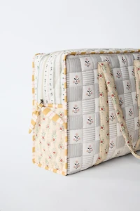 QUILTED MATERNITY BAG