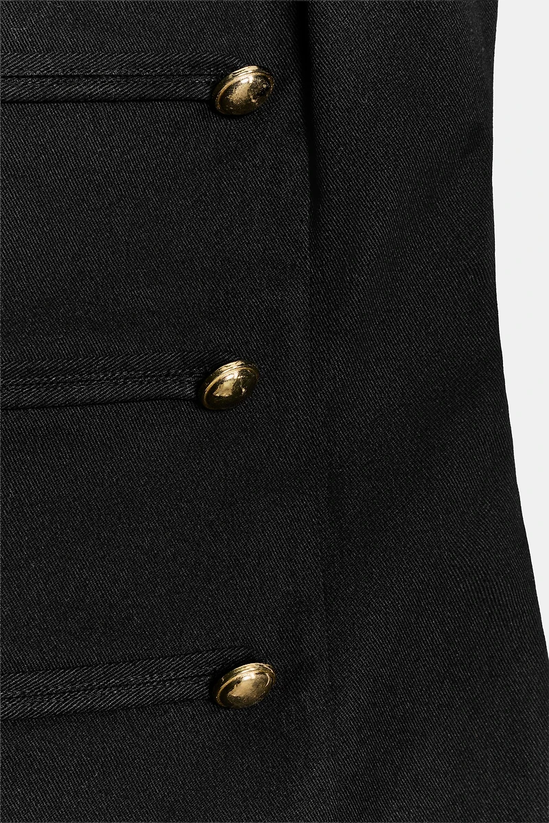 SHORT FROG FASTENING DRESS
