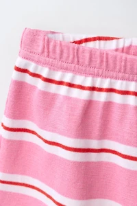 STRIPED T-SHIRT AND BERMUDA SET