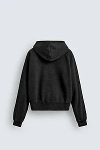 CROPPED FIT HOODIE