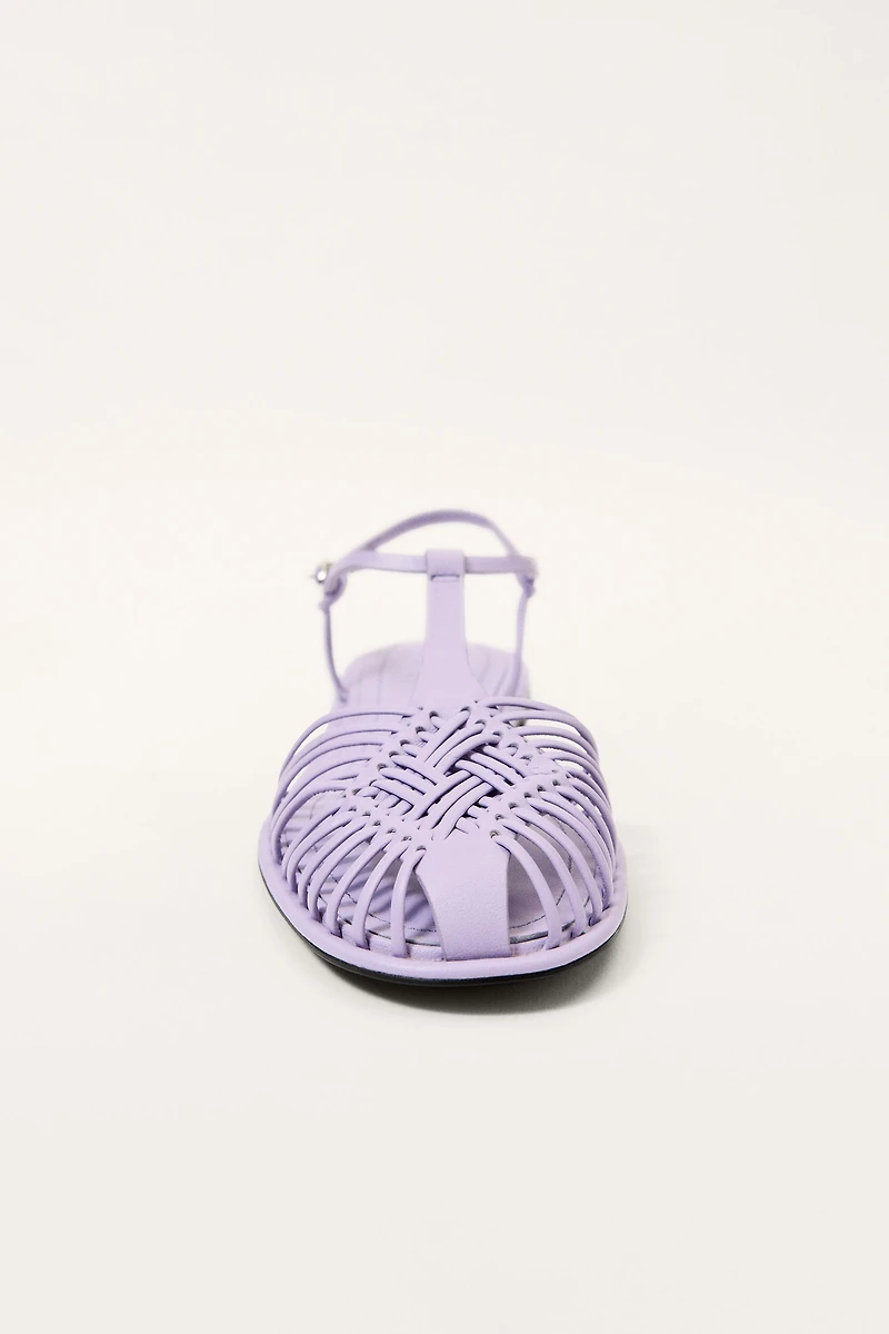 LIMITED EDITION WOVEN LEATHER FISHERMAN SANDALS