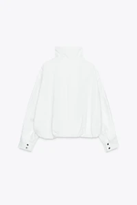 100% LINEN BOMBER JACKET ZW COLLECTION