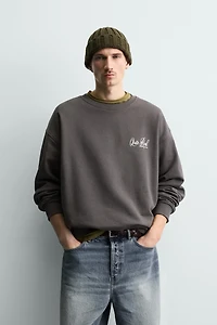 PRINTED CREWNECK SWEATSHIRT