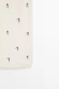 Midi skirt with beading