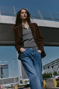BLAZER 100 % CUIR DROIT