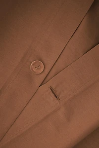 PERCALE COTTON DUVET COVER (300 THREAD COUNT)