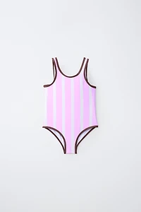 6-14 YEARS/ STRIPED PUKAS SURF SWIMSUIT