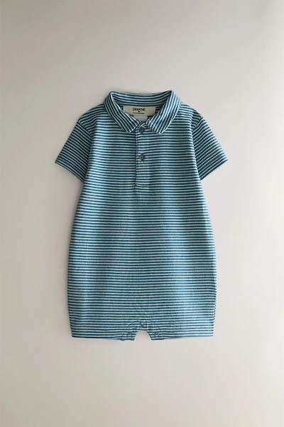 KIDS' STRIPED ROMPER