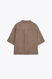 FLOWY SHORT SLEEVE BLOUSE
