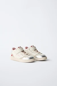 HEART HIGH TOP SNEAKERS