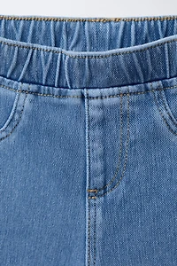 LEGGING FLARE EFFET DENIM