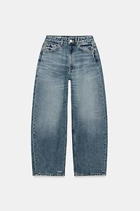 TRF MID-RISE BAGGY JEANS
