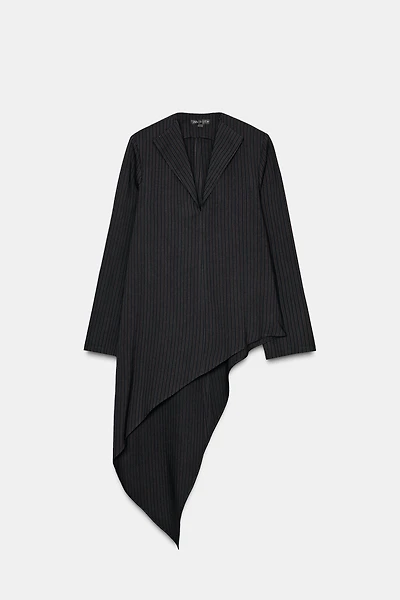 ZW COLLECTION ASYMMETRIC STRIPED TOP