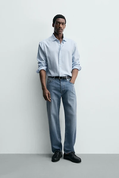 JEAN LÉGER EN COTON ET LYOCELL