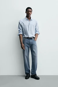 JEAN LÉGER EN COTON ET LYOCELL