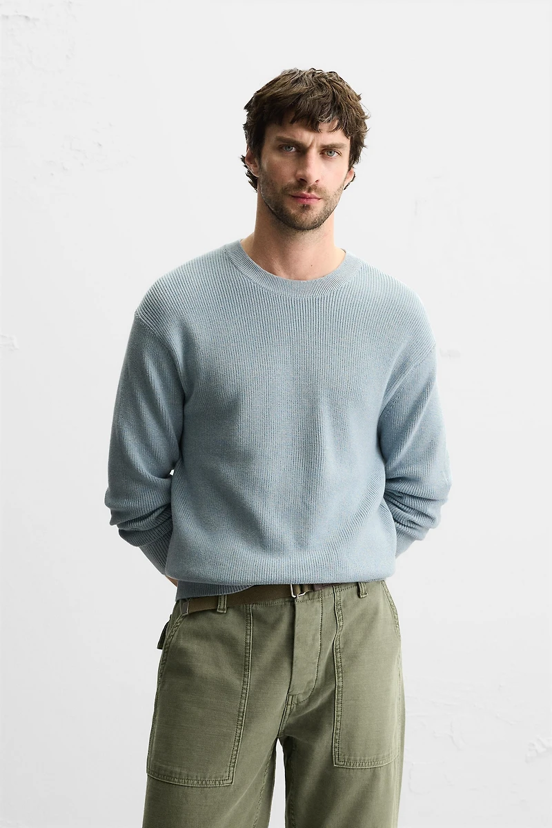 PURL KNIT SWEATER