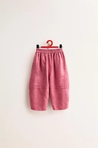 ZARA TIMELESS - 100% LINEN BALLOON PANTS WITH CUT-OUTS