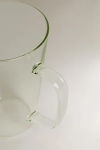 BOROSILICATE MUG WITH INITIAL