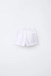 ELASTIC DENIM SHORTS