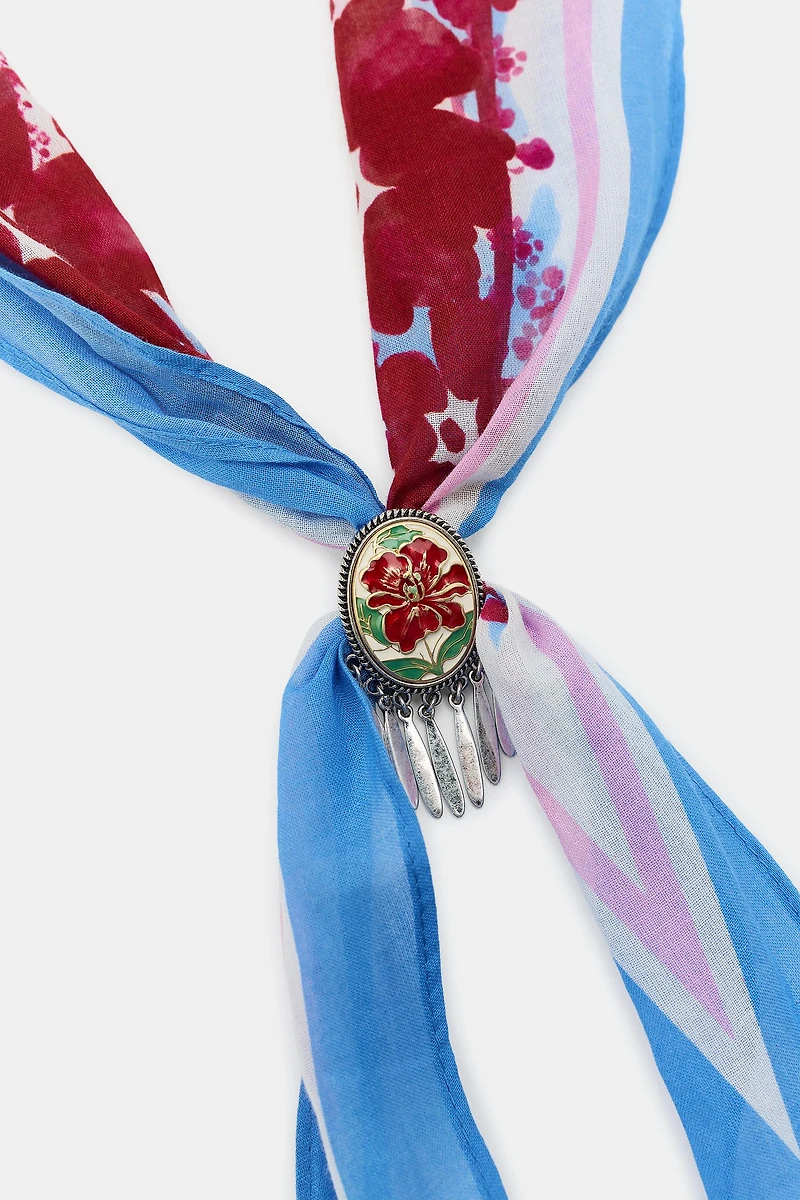 PRINTED BANDANA SCARF