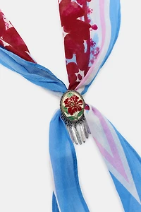 PRINTED BANDANA SCARF