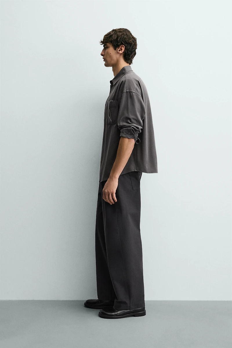 CHEMISE FLUIDE COUPE DÉCONTRACTÉE
