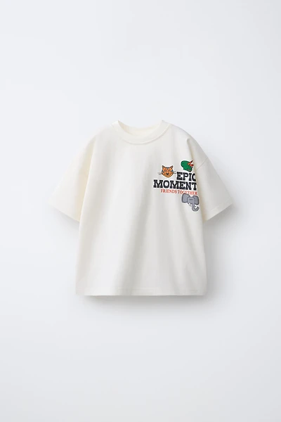 ZOO ANIMAL PRINT T-SHIRT
