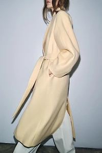 OVERSIZED WOOL BLEND COAT ZW COLLECTION