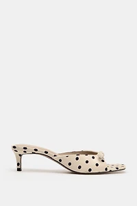 POLKA DOT BOW MULES