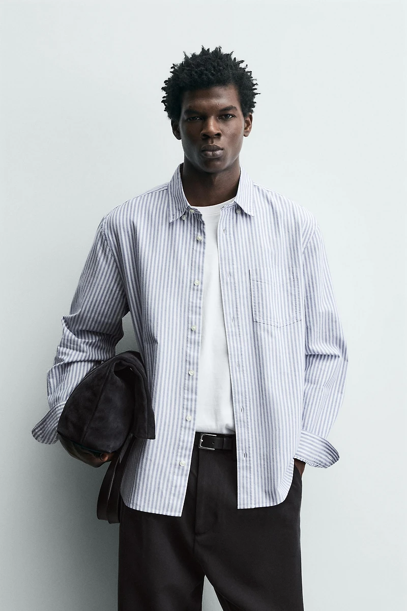 TEXTURED OXFORD SHIRT