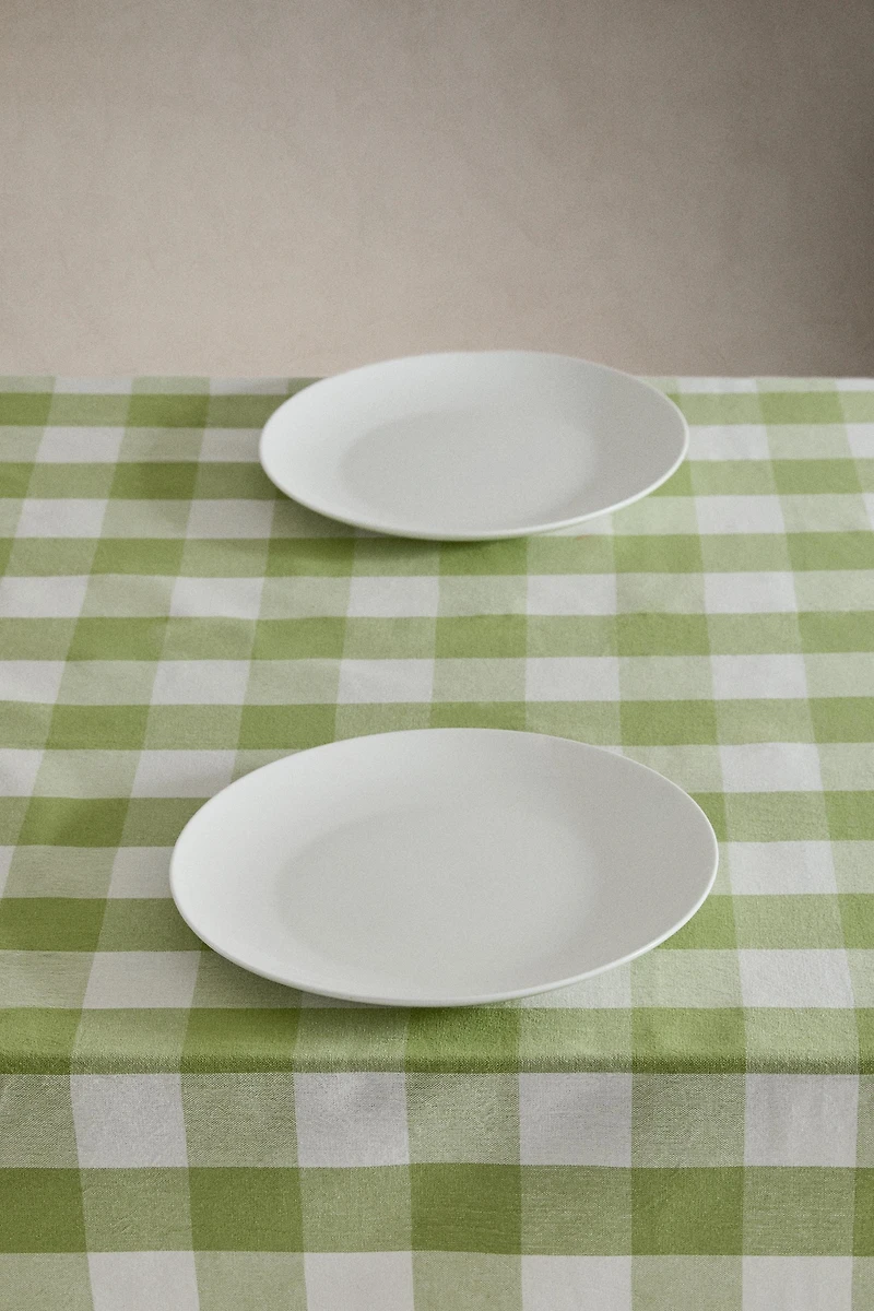 GINGHAM COTTON TABLECLOTH