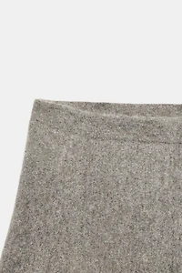 KNIT MINI SKIRT
