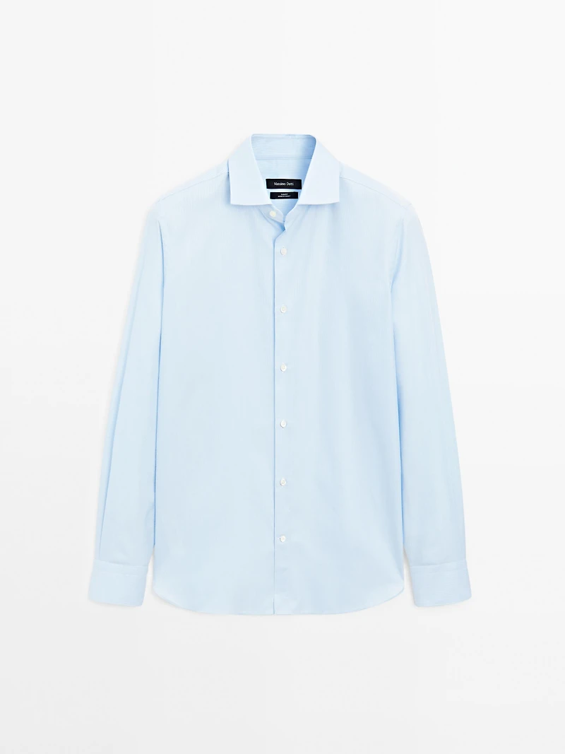 Chemise slim à rayures