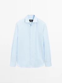 Chemise slim à rayures