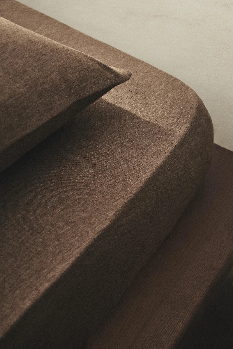 Modal jersey fitted sheet (140GxM²) | 11.8" thick