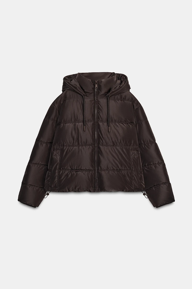 WATER AND WIND PROTECTION SHORT PUFFER ANORAK