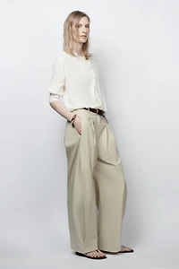FLOWY BIB ZW COLLECTION SHIRT